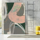 Connected Disconnect I by Jennifer Goldberger on GIANT ART - pink abstract abstract