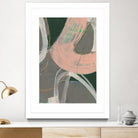Connected Disconnect I by Jennifer Goldberger on GIANT ART - pink abstract abstract