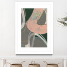 Connected Disconnect I by Jennifer Goldberger on GIANT ART - pink abstract abstract