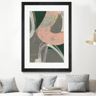 Connected Disconnect I by Jennifer Goldberger on GIANT ART - pink abstract abstract