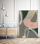 Connected Disconnect I by Jennifer Goldberger on GIANT ART - pink abstract abstract