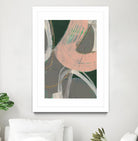 Connected Disconnect I by Jennifer Goldberger on GIANT ART - pink abstract abstract