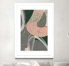 Connected Disconnect I by Jennifer Goldberger on GIANT ART - pink abstract abstract