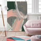 Connected Disconnect II by Jennifer Goldberger on GIANT ART - gold abstract abstract