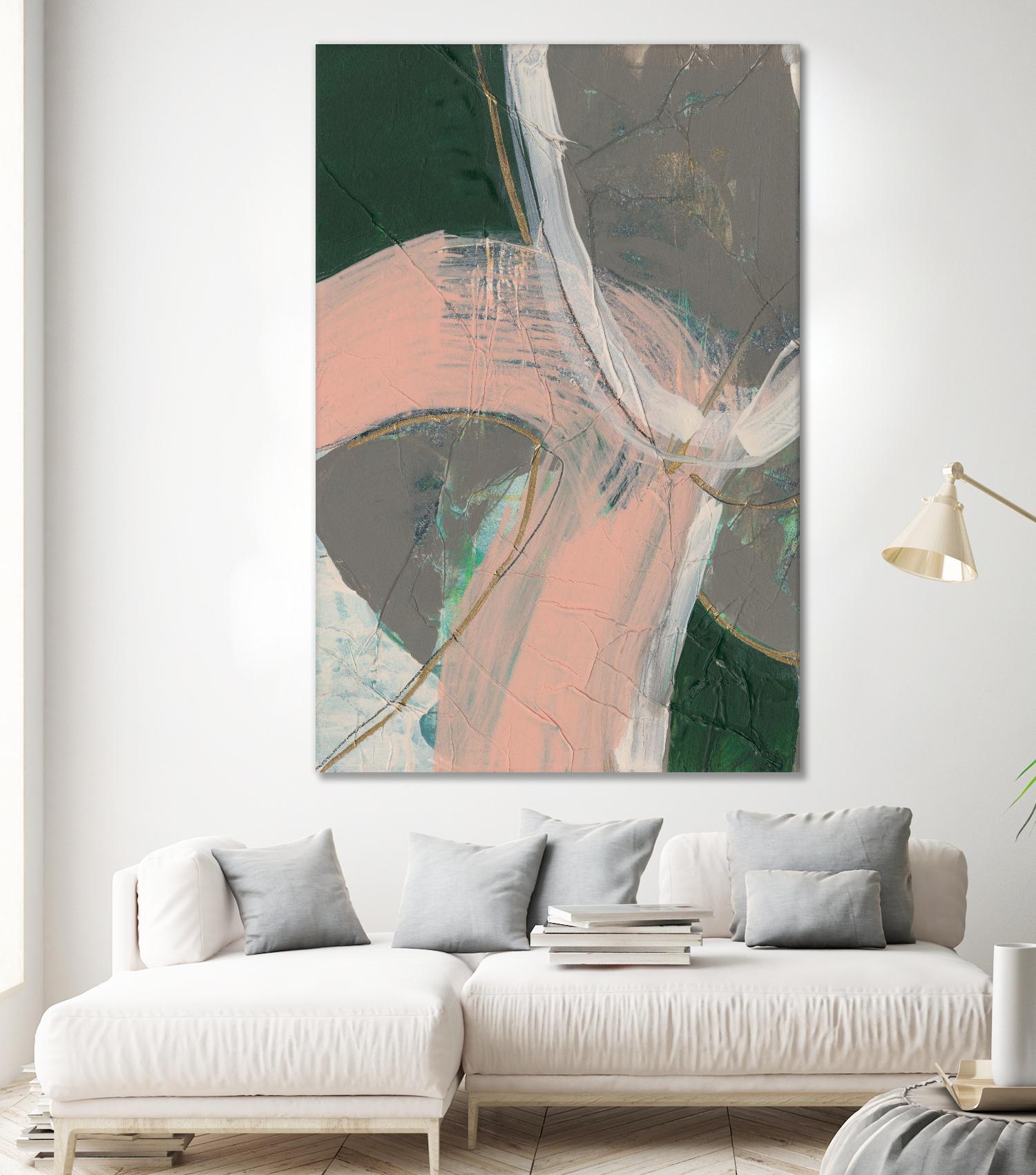 Connected Disconnect II by Jennifer Goldberger on GIANT ART - gold abstract abstract