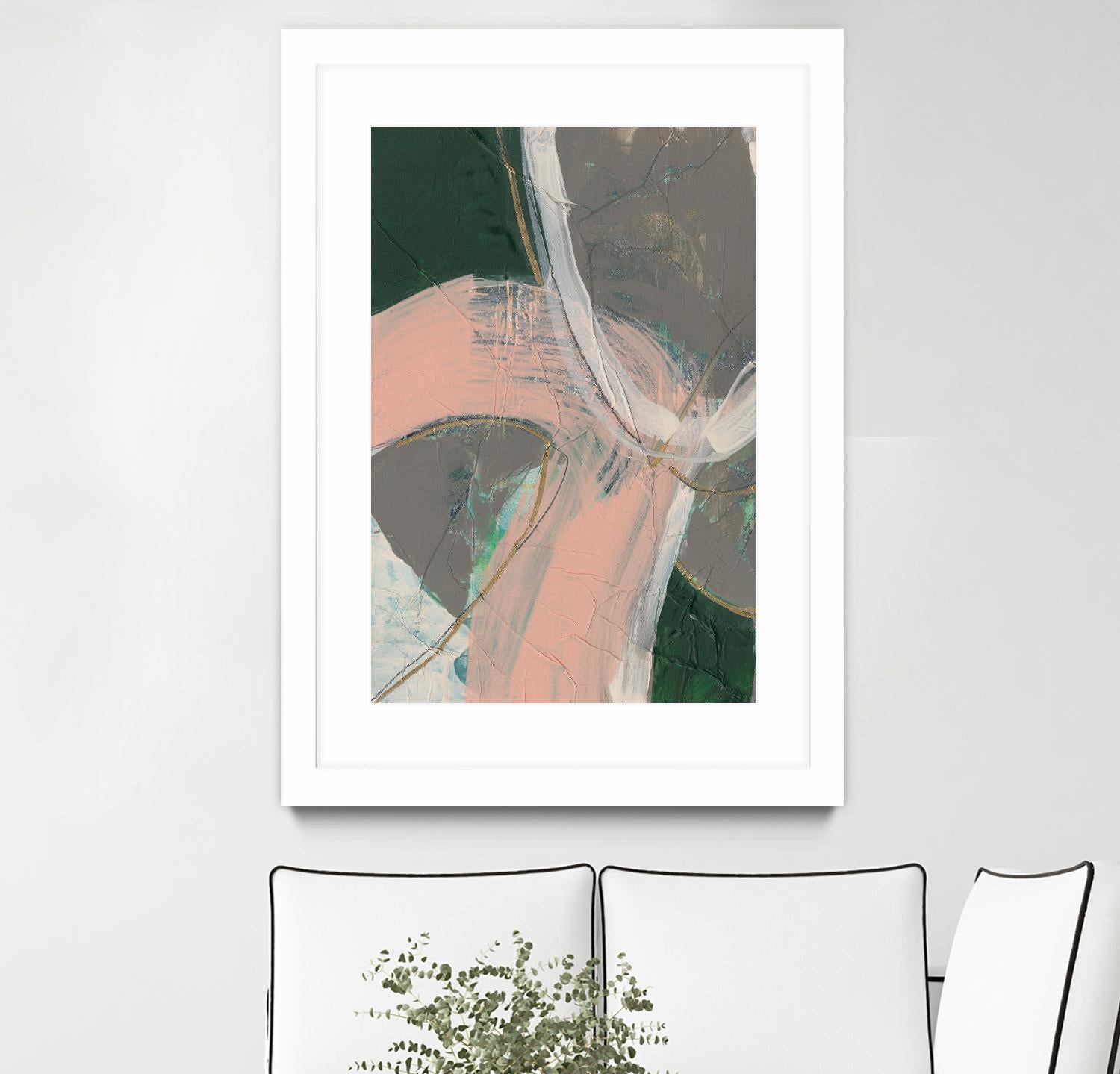 Connected Disconnect II by Jennifer Goldberger on GIANT ART - gold abstract abstract