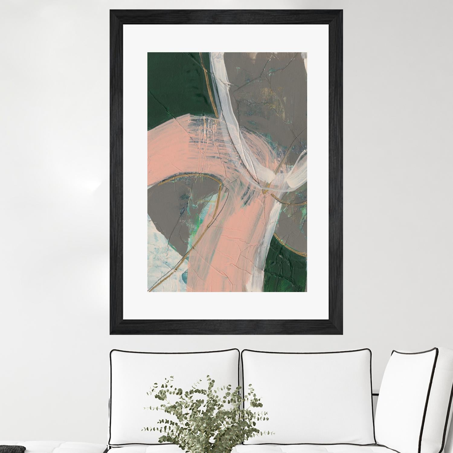 Connected Disconnect II by Jennifer Goldberger on GIANT ART - gold abstract abstract