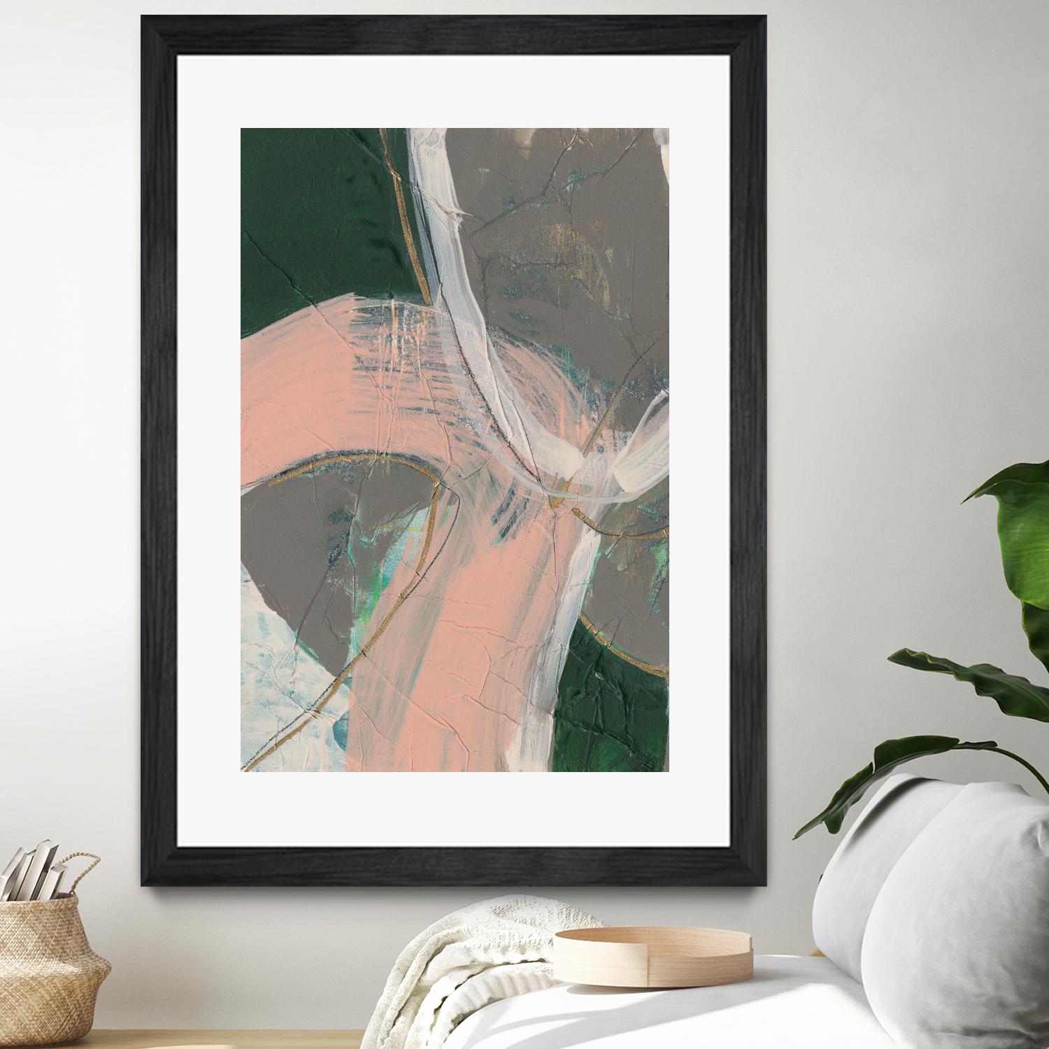 Connected Disconnect II by Jennifer Goldberger on GIANT ART - gold abstract abstract