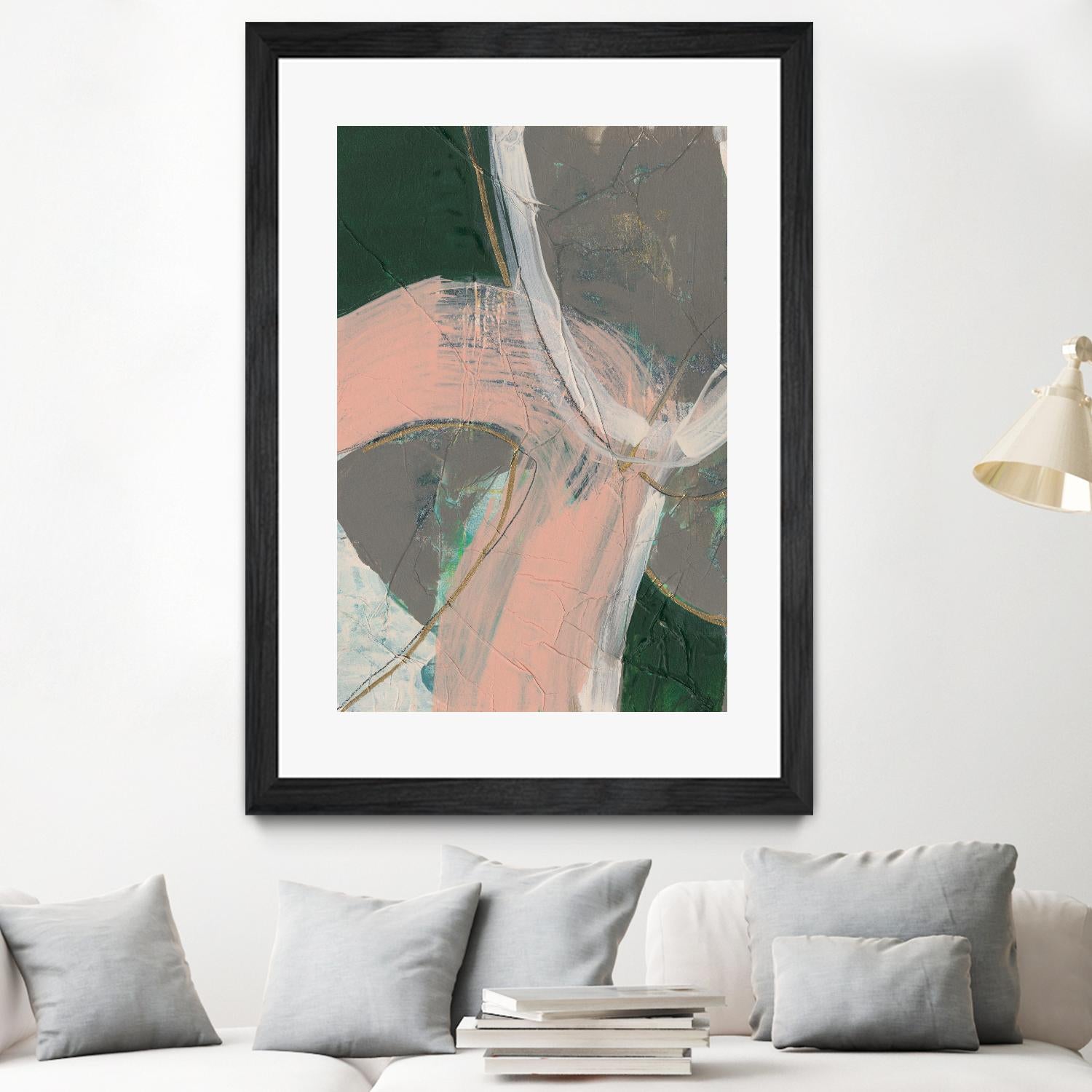 Connected Disconnect II by Jennifer Goldberger on GIANT ART - gold abstract abstract