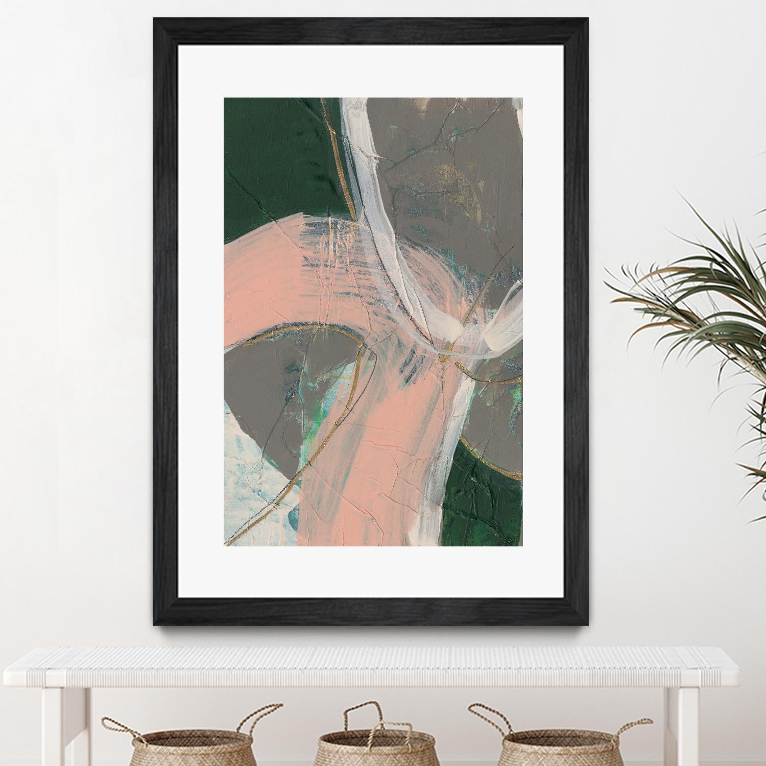 Connected Disconnect II by Jennifer Goldberger on GIANT ART - gold abstract abstract