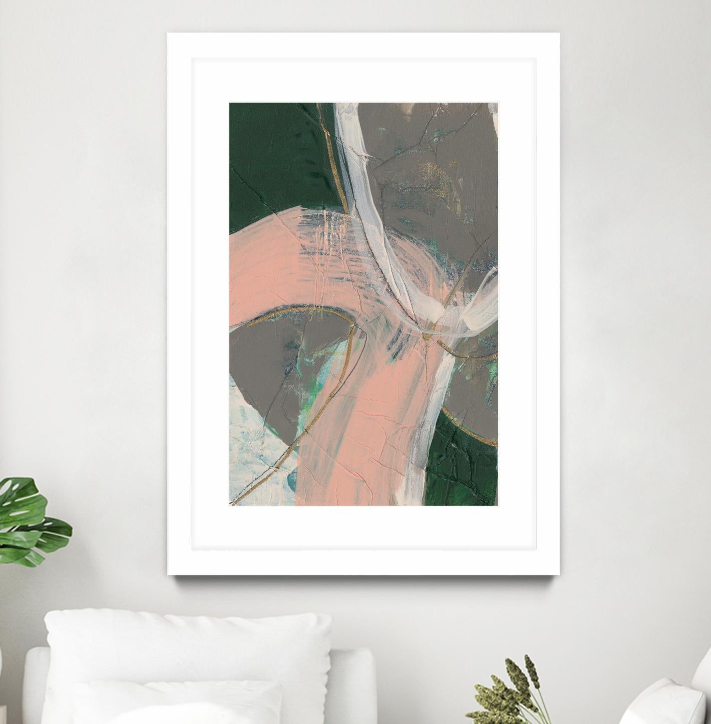 Connected Disconnect II by Jennifer Goldberger on GIANT ART - gold abstract abstract