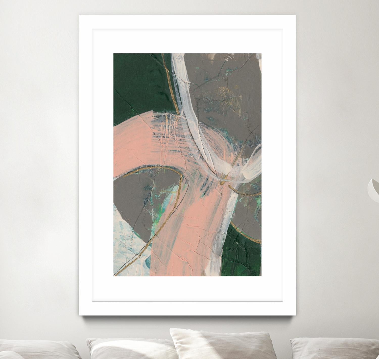 Connected Disconnect II by Jennifer Goldberger on GIANT ART - gold abstract abstract