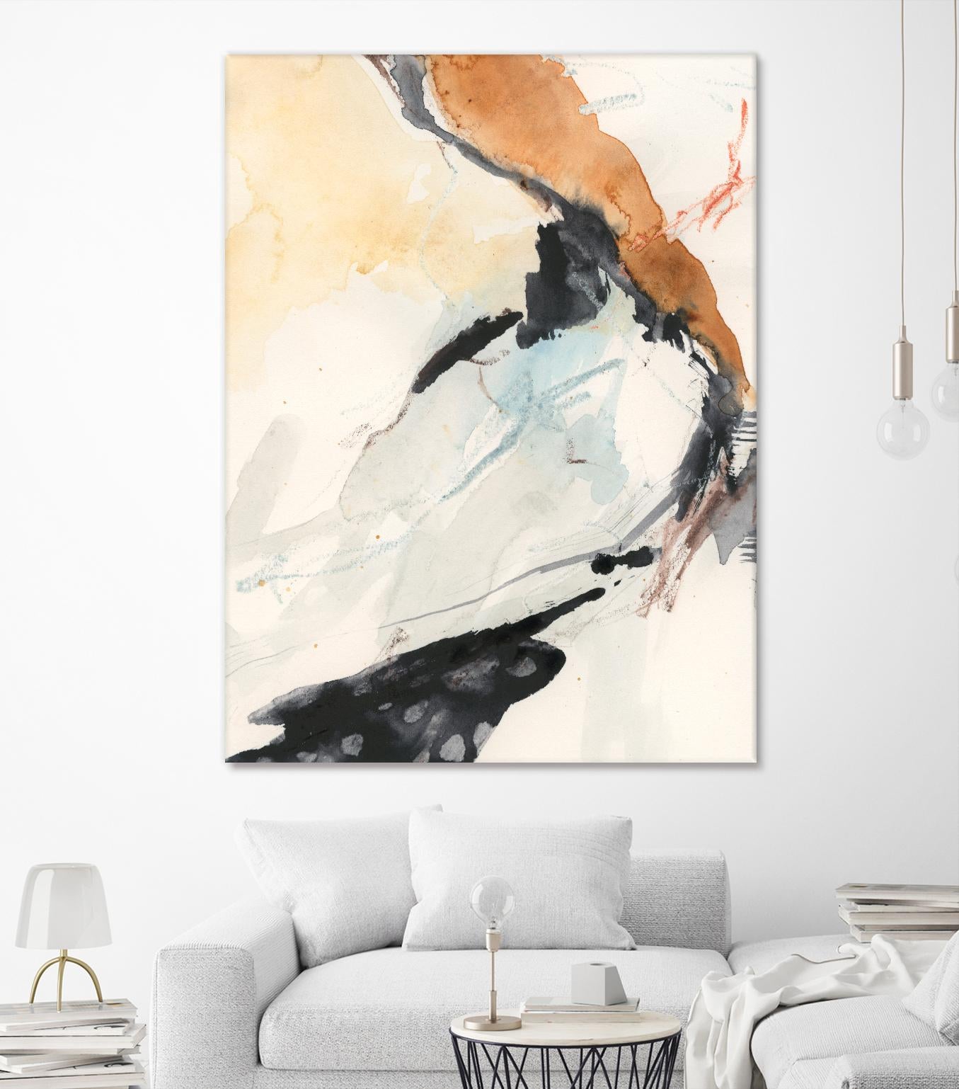 Efflux I by Victoria Borges on GIANT ART - beige abstract abstract