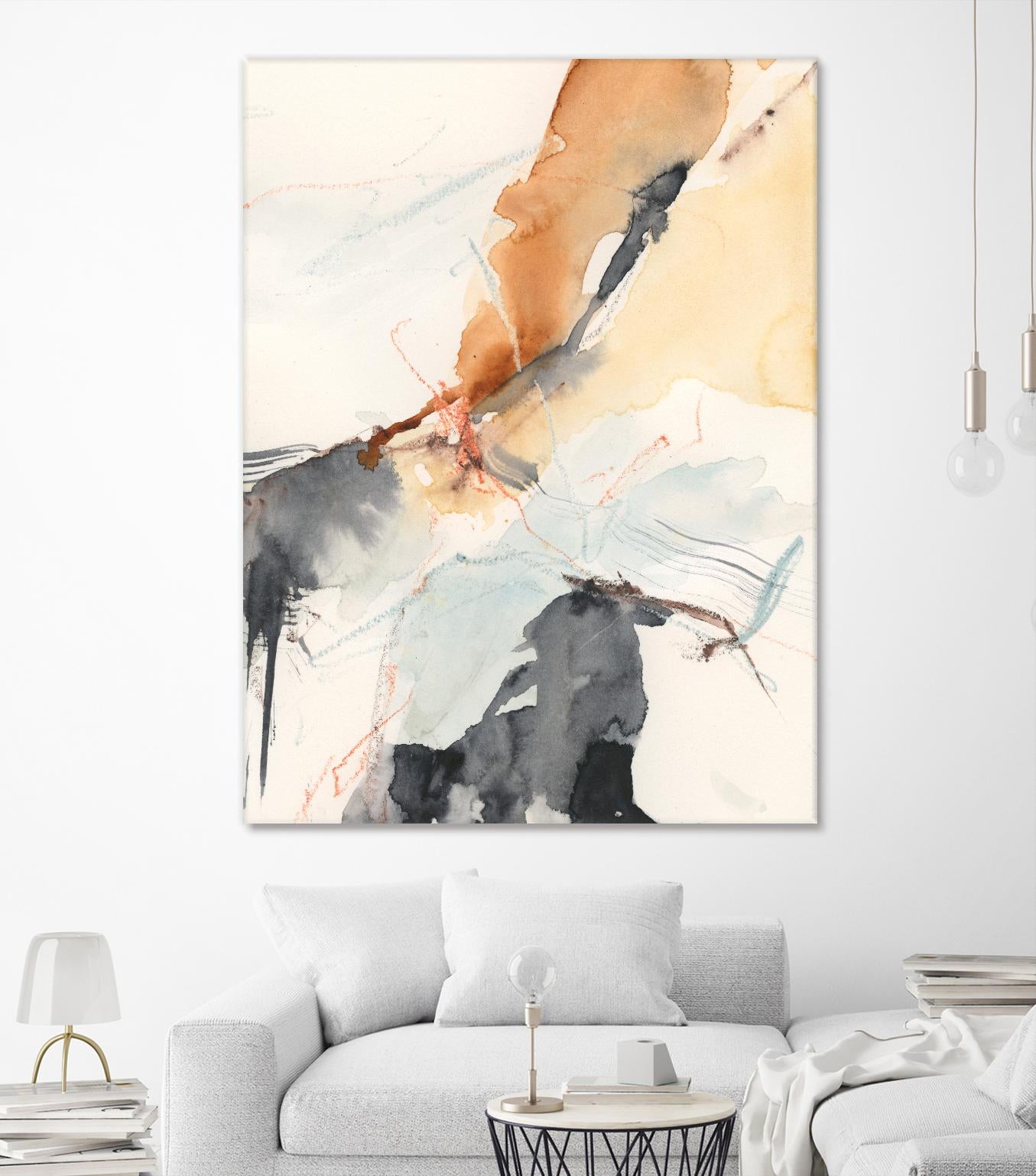 Efflux II by Victoria Borges on GIANT ART - beige abstract abstract