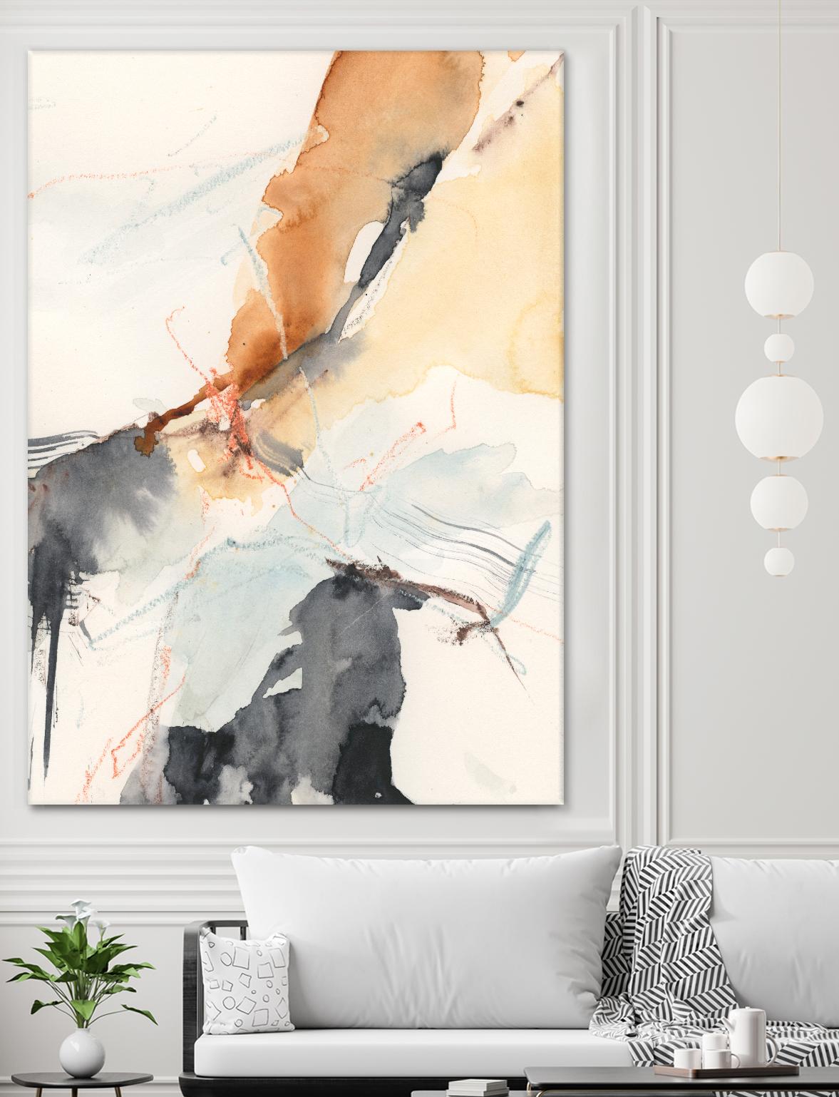 Efflux II by Victoria Borges on GIANT ART - beige abstract abstract