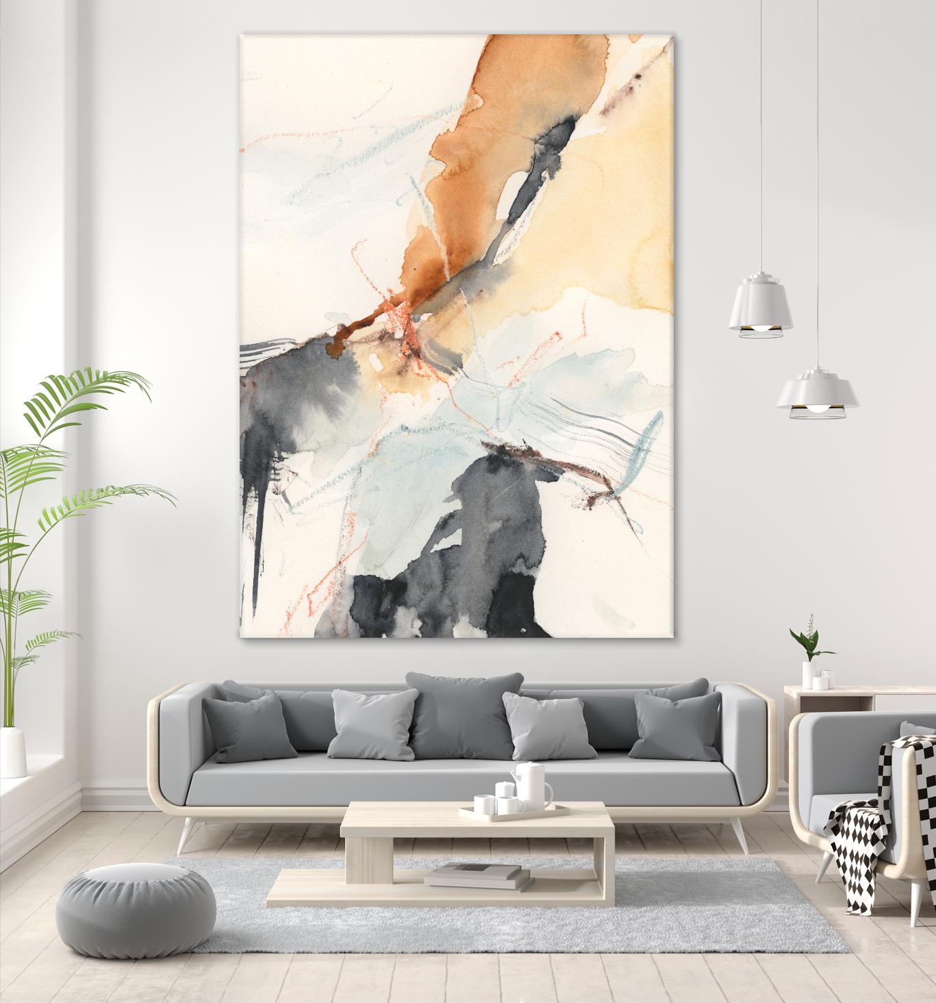 Efflux II by Victoria Borges on GIANT ART - beige abstract abstract