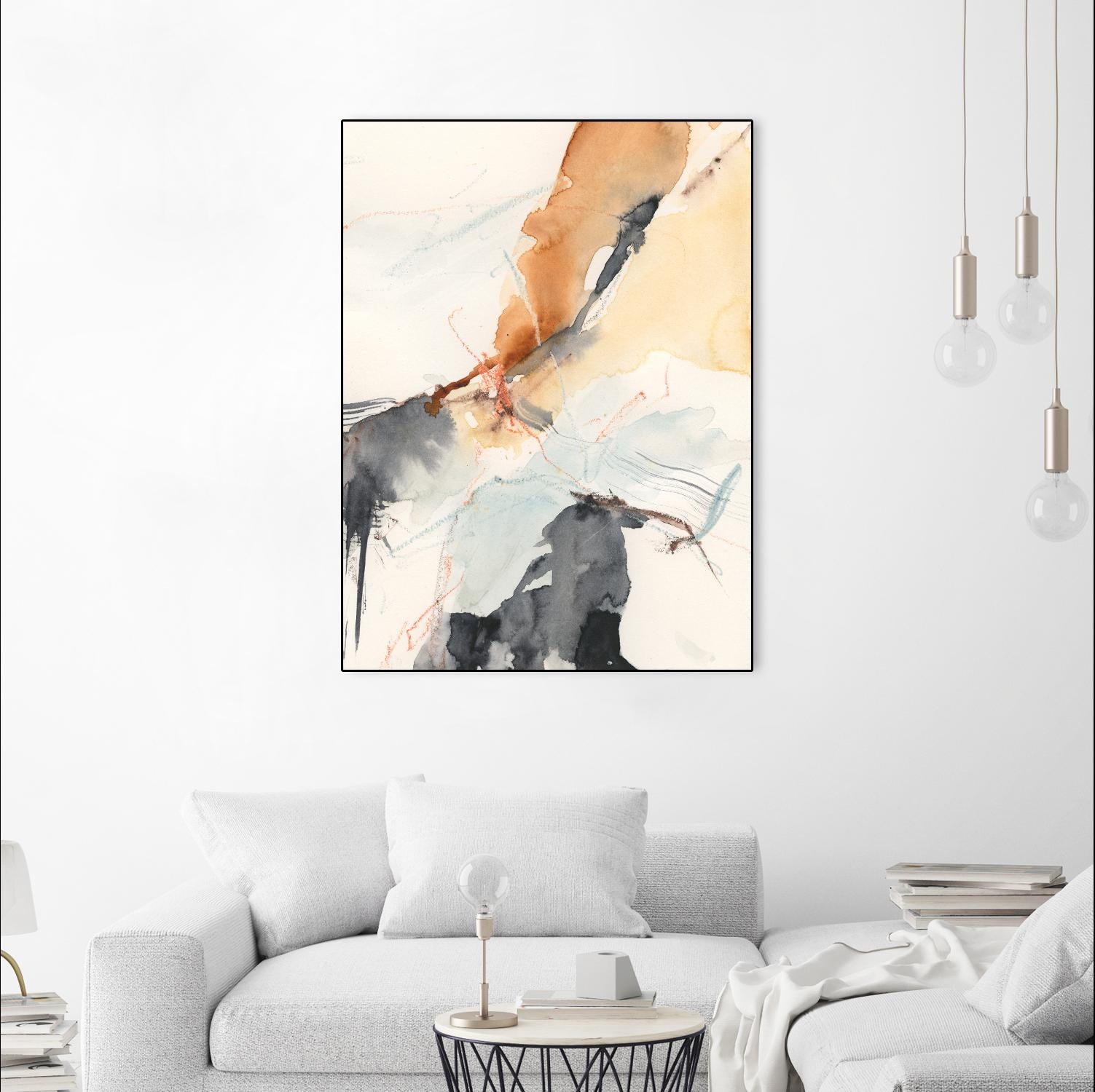 Efflux II by Victoria Borges on GIANT ART - beige abstract abstract