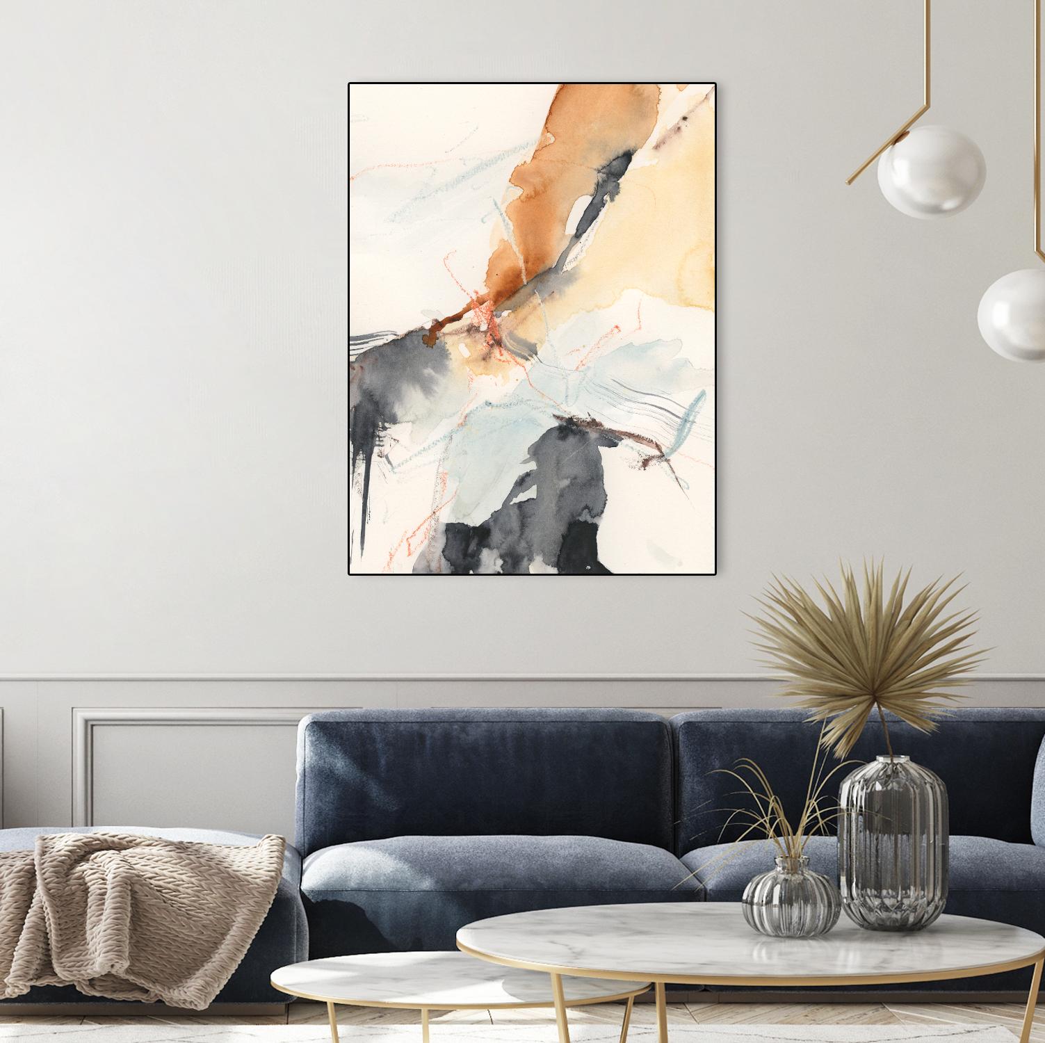 Efflux II by Victoria Borges on GIANT ART - beige abstract abstract