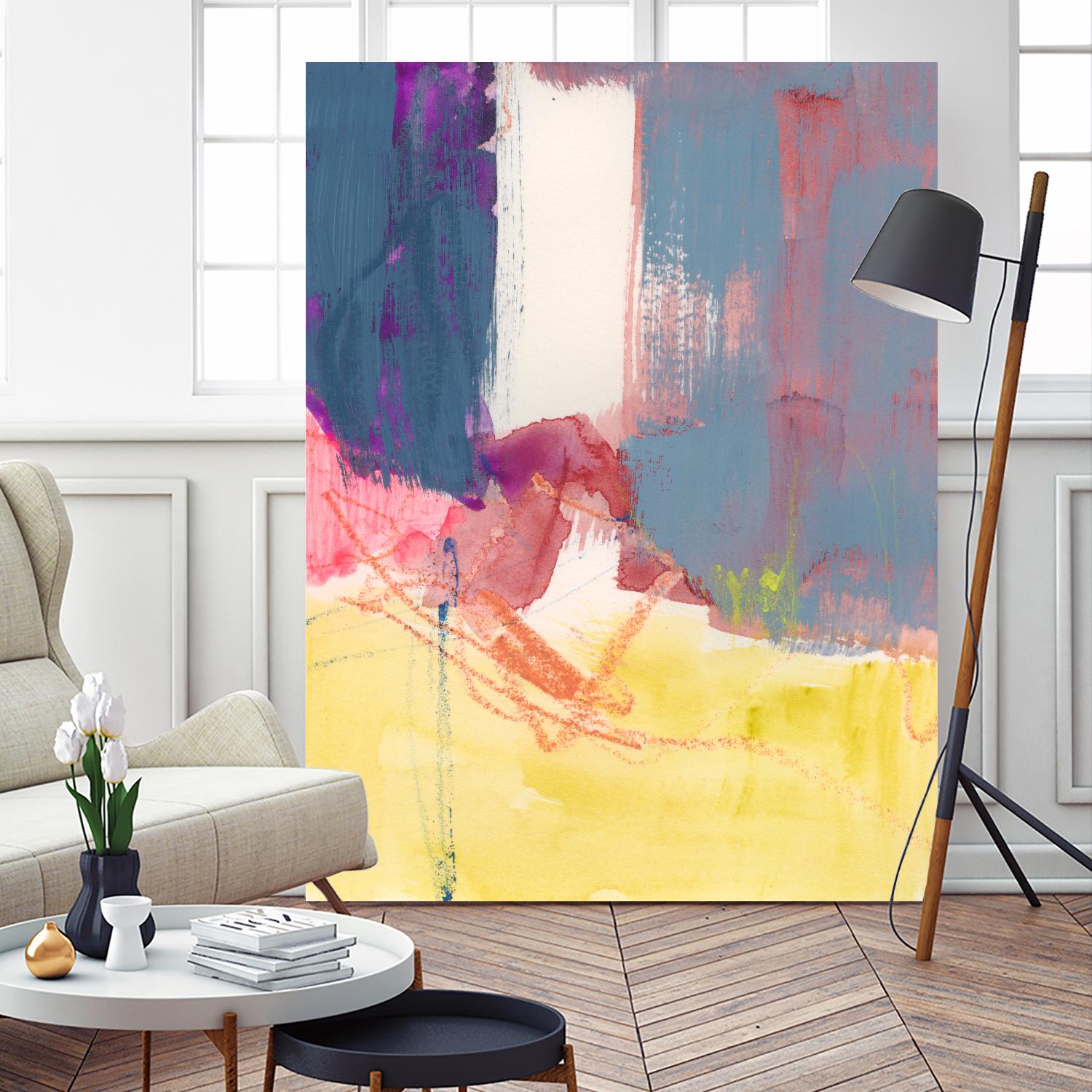 Flim Flam III by Victoria Barnes on GIANT ART - orange abstract abstract