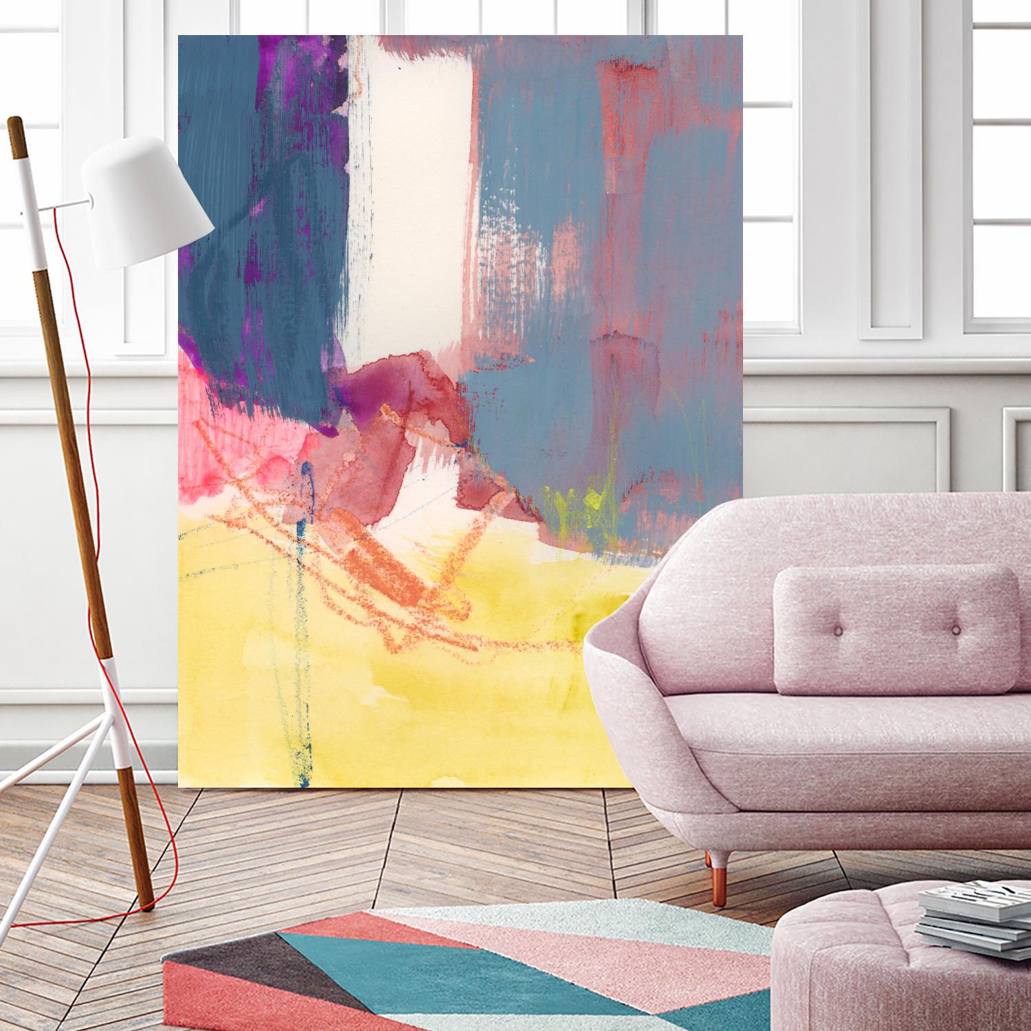 Flim Flam III by Victoria Barnes on GIANT ART - orange abstract abstract