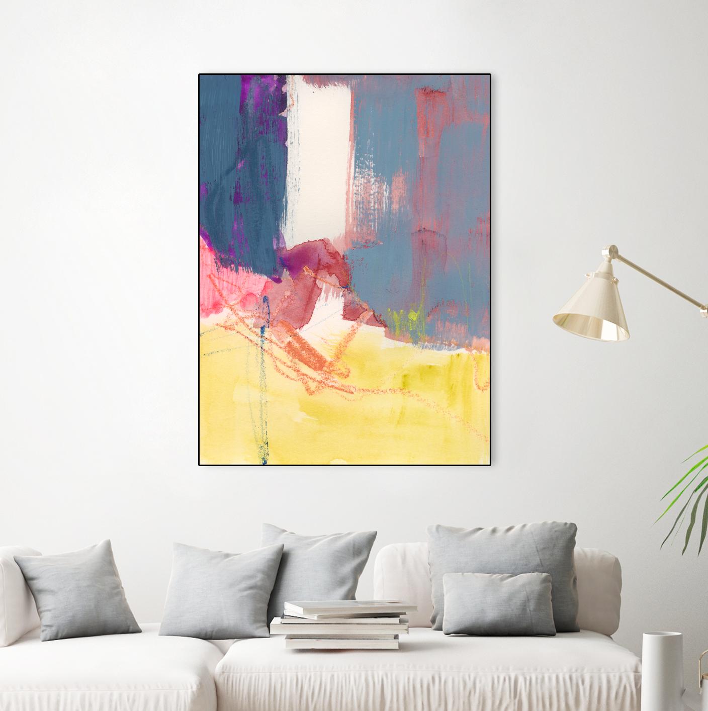 Flim Flam III by Victoria Barnes on GIANT ART - orange abstract abstract