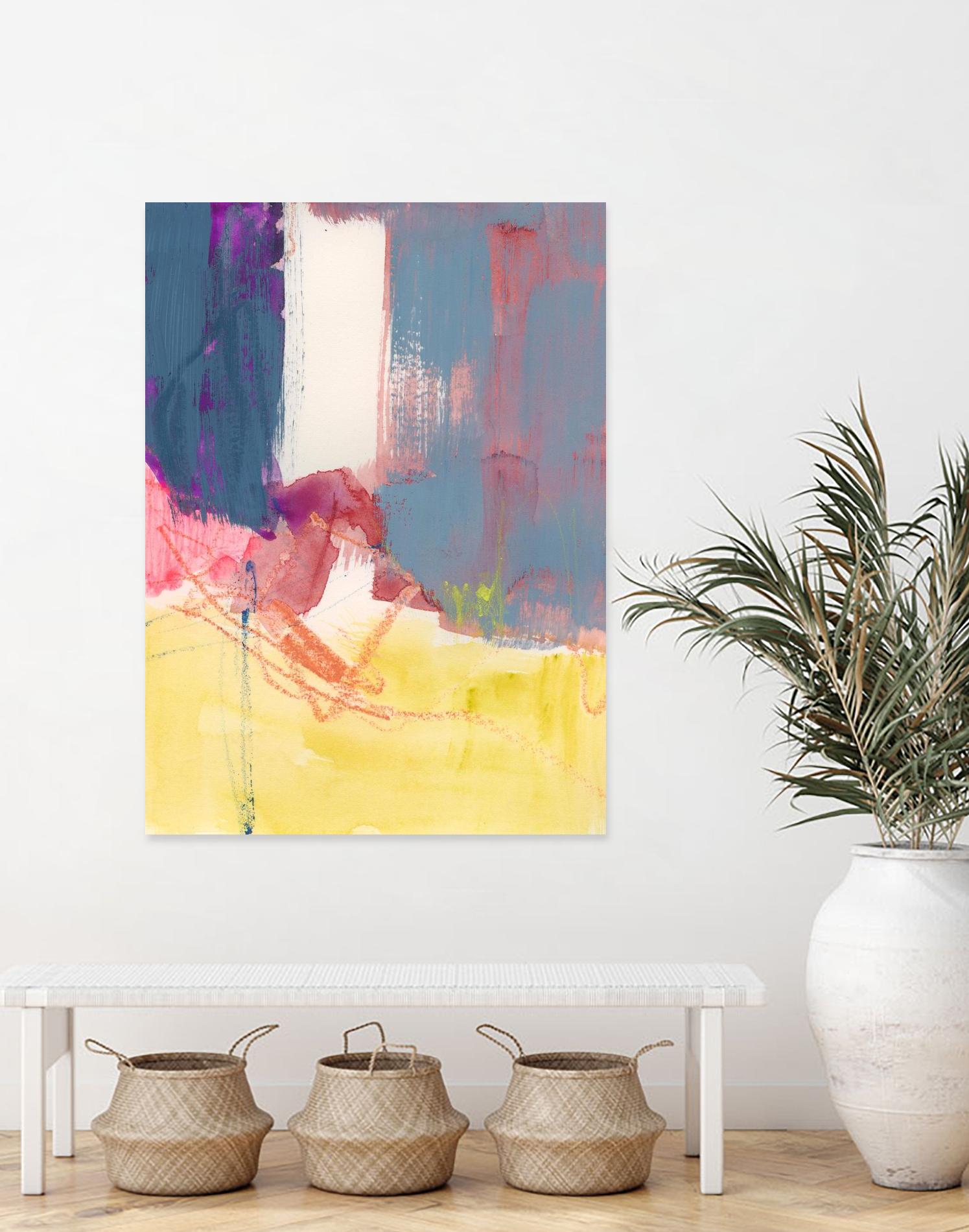 Flim Flam III by Victoria Barnes on GIANT ART - orange abstract abstract