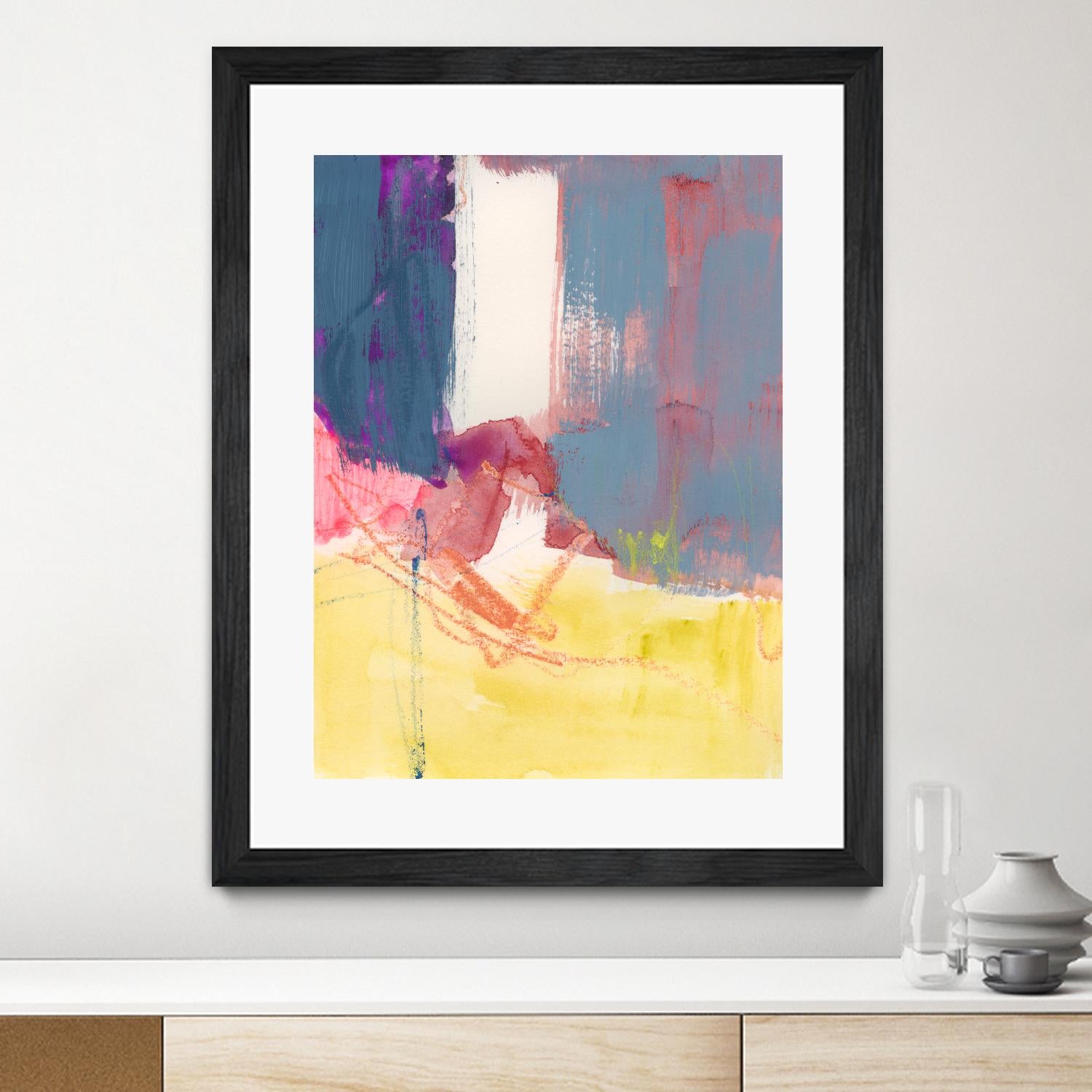 Flim Flam III by Victoria Barnes on GIANT ART - orange abstract abstract