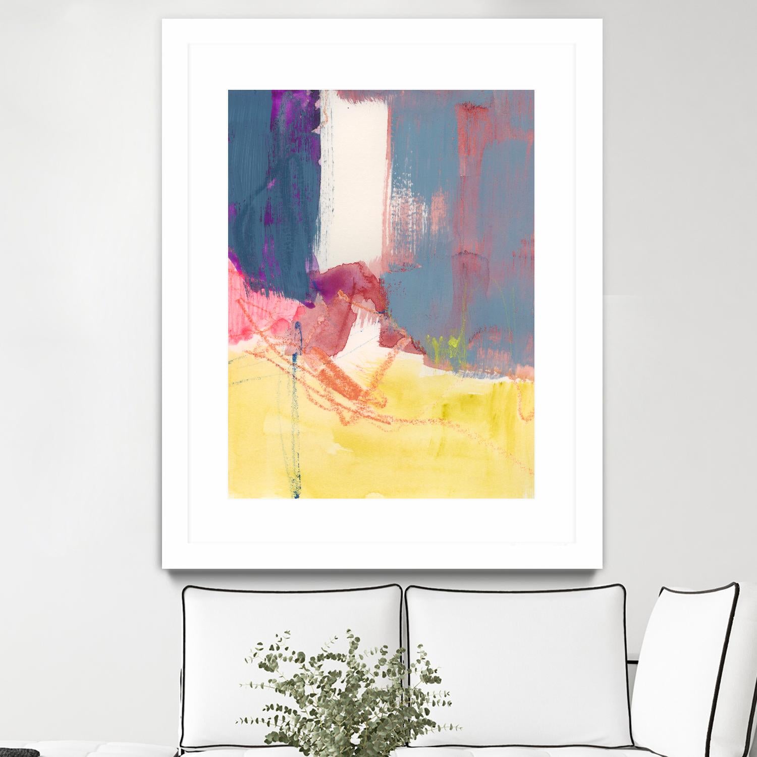 Flim Flam III by Victoria Barnes on GIANT ART - orange abstract abstract