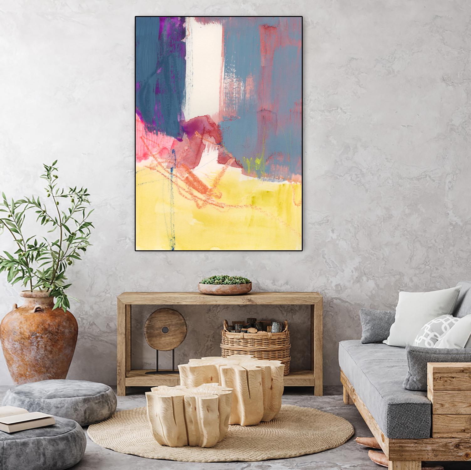 Flim Flam III by Victoria Barnes on GIANT ART - orange abstract abstract