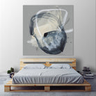 Tandem Loops I by Jennifer Goldberger on GIANT ART - beige watercolour abstract