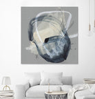 Tandem Loops I by Jennifer Goldberger on GIANT ART - beige watercolour abstract