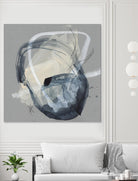 Tandem Loops I by Jennifer Goldberger on GIANT ART - beige watercolour abstract