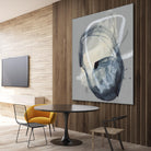 Tandem Loops I by Jennifer Goldberger on GIANT ART - beige watercolour abstract