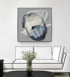 Tandem Loops I by Jennifer Goldberger on GIANT ART - beige watercolour abstract