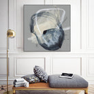 Tandem Loops I by Jennifer Goldberger on GIANT ART - beige watercolour abstract