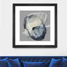 Tandem Loops I by Jennifer Goldberger on GIANT ART - beige watercolour abstract