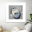 Tandem Loops I by Jennifer Goldberger on GIANT ART - beige watercolour abstract