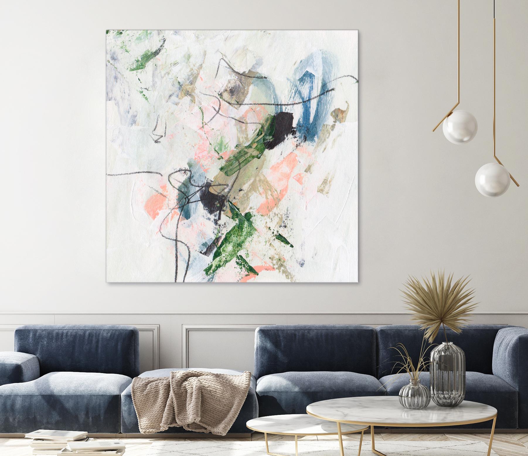 Approaching Spring II by Melissa Wang on GIANT ART - pink abstract abstract