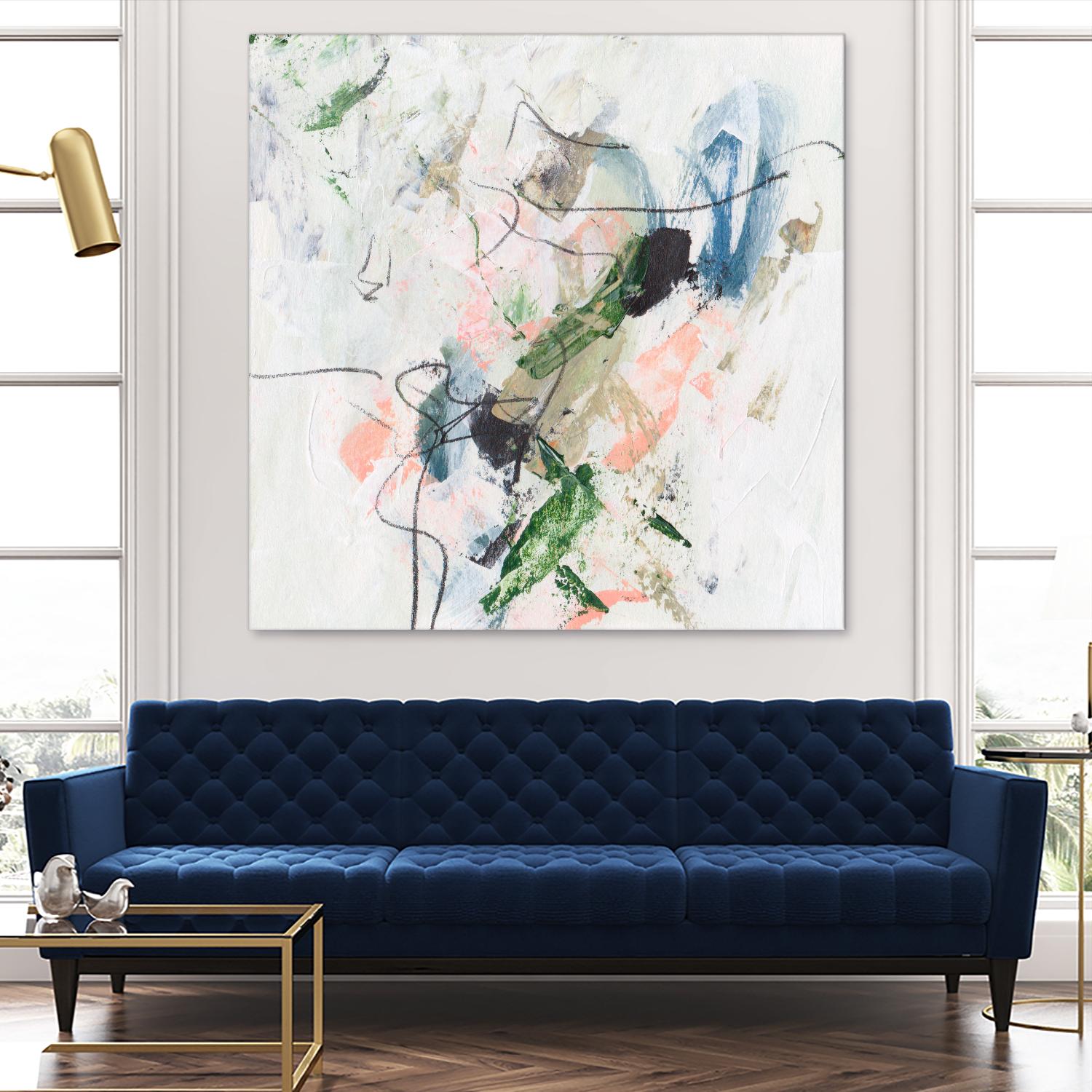 Approaching Spring II by Melissa Wang on GIANT ART - pink abstract abstract