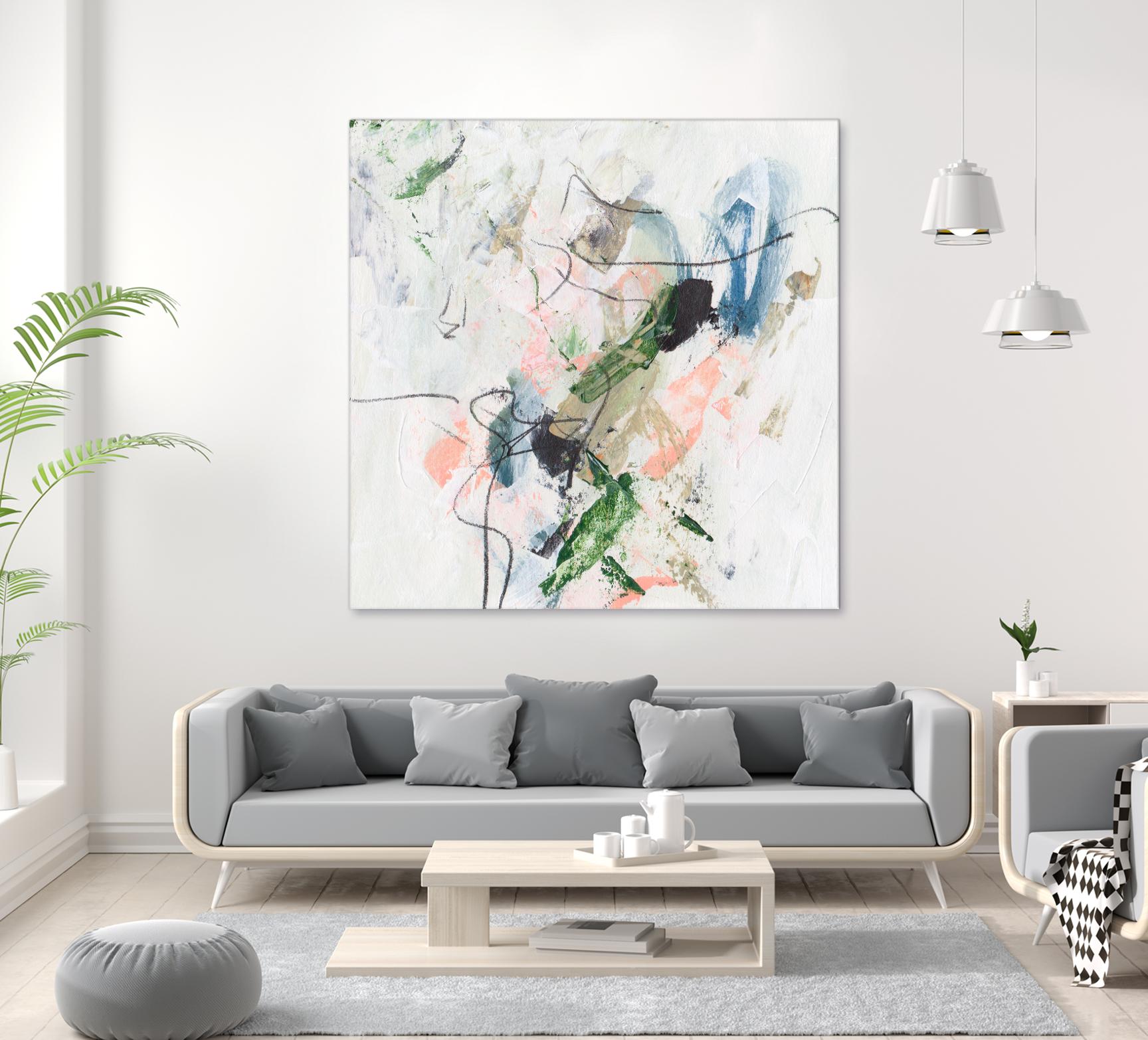 Approaching Spring II by Melissa Wang on GIANT ART - pink abstract abstract