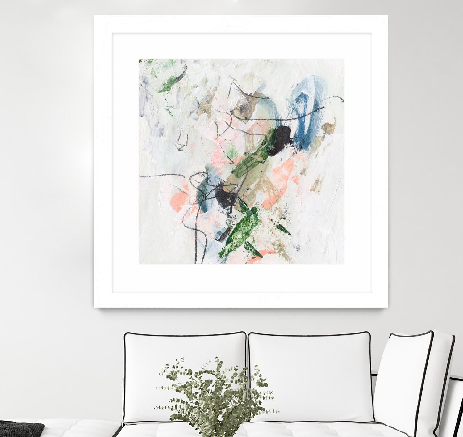 Approaching Spring II by Melissa Wang on GIANT ART - pink abstract abstract