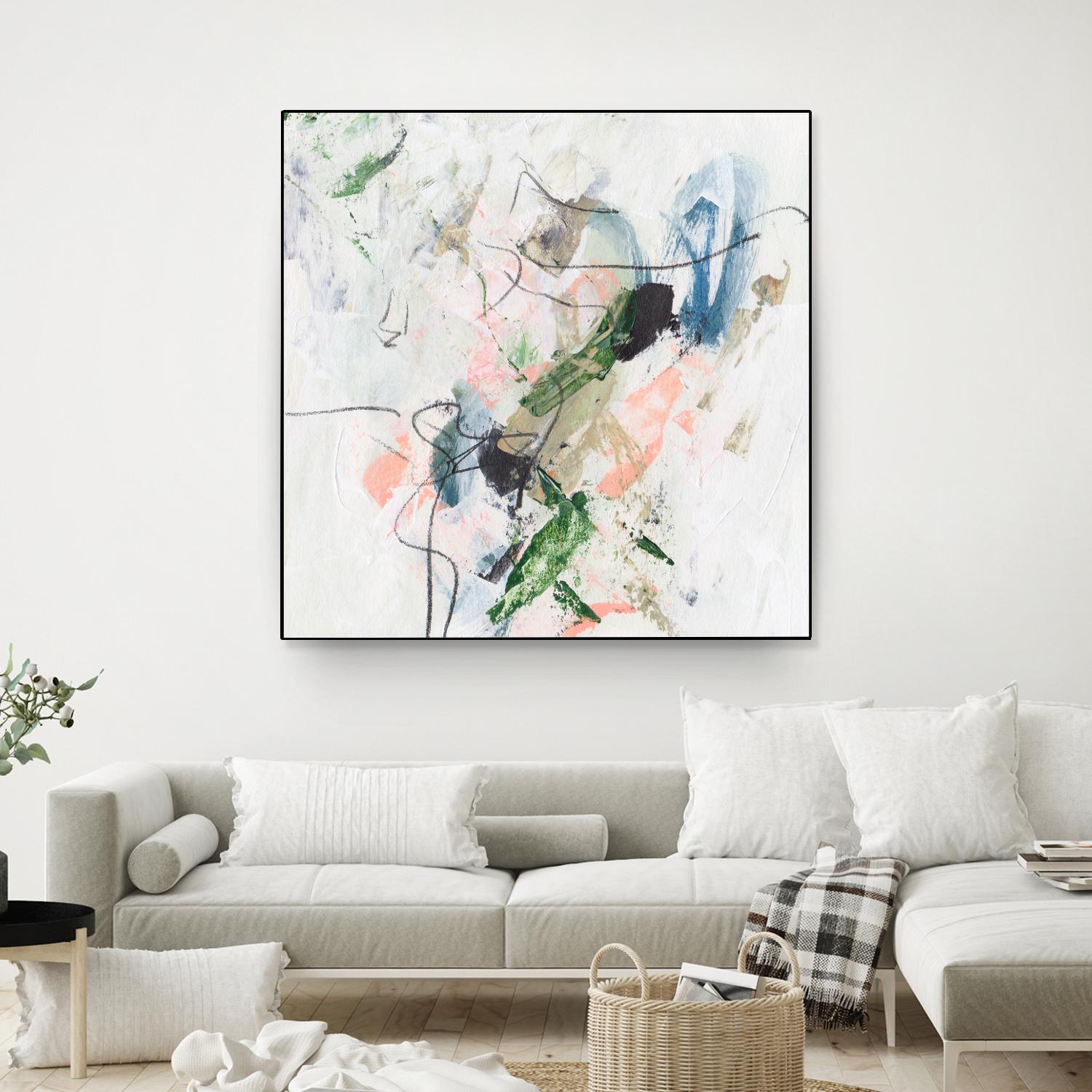 Approaching Spring II by Melissa Wang on GIANT ART - pink abstract abstract