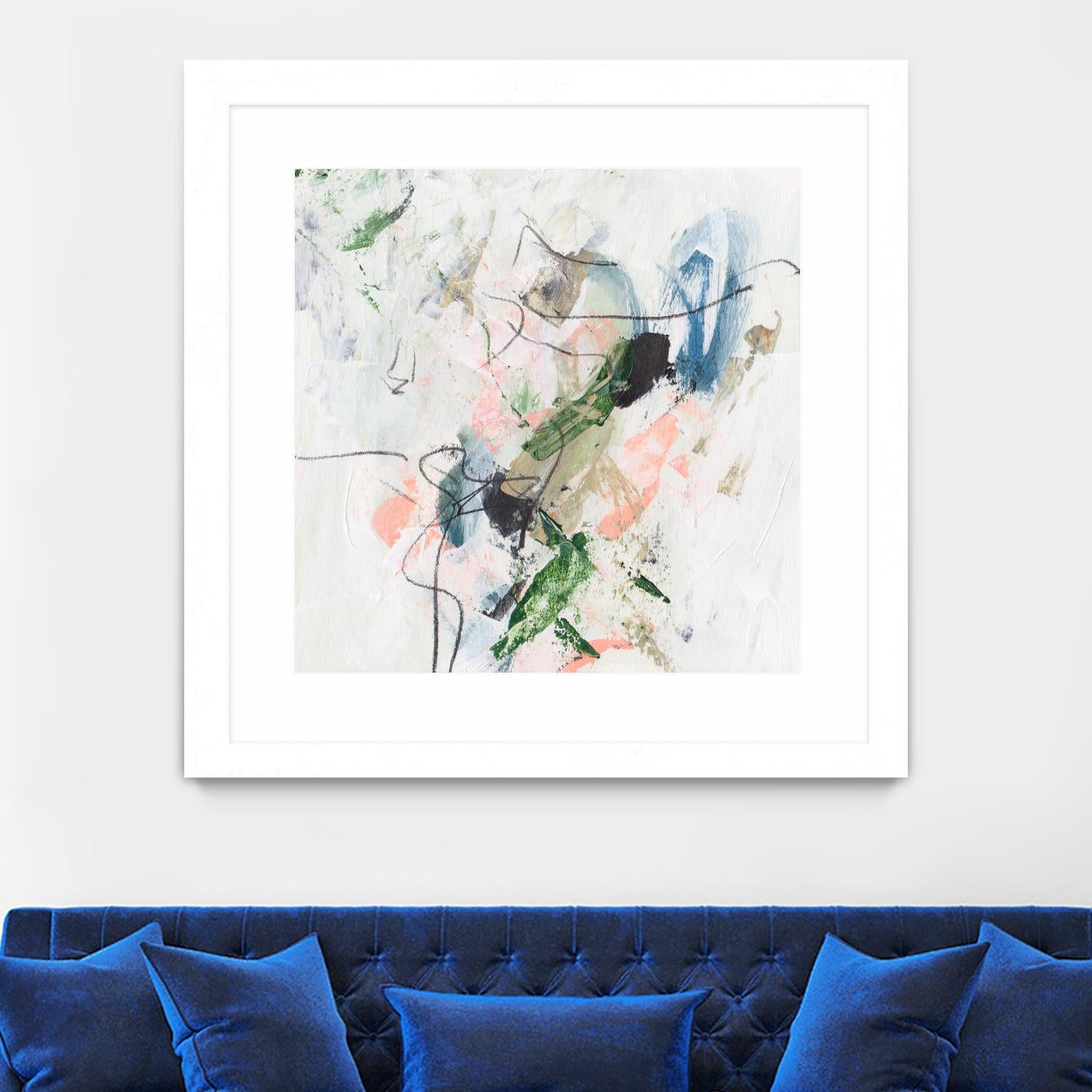 Approaching Spring II by Melissa Wang on GIANT ART - pink abstract abstract