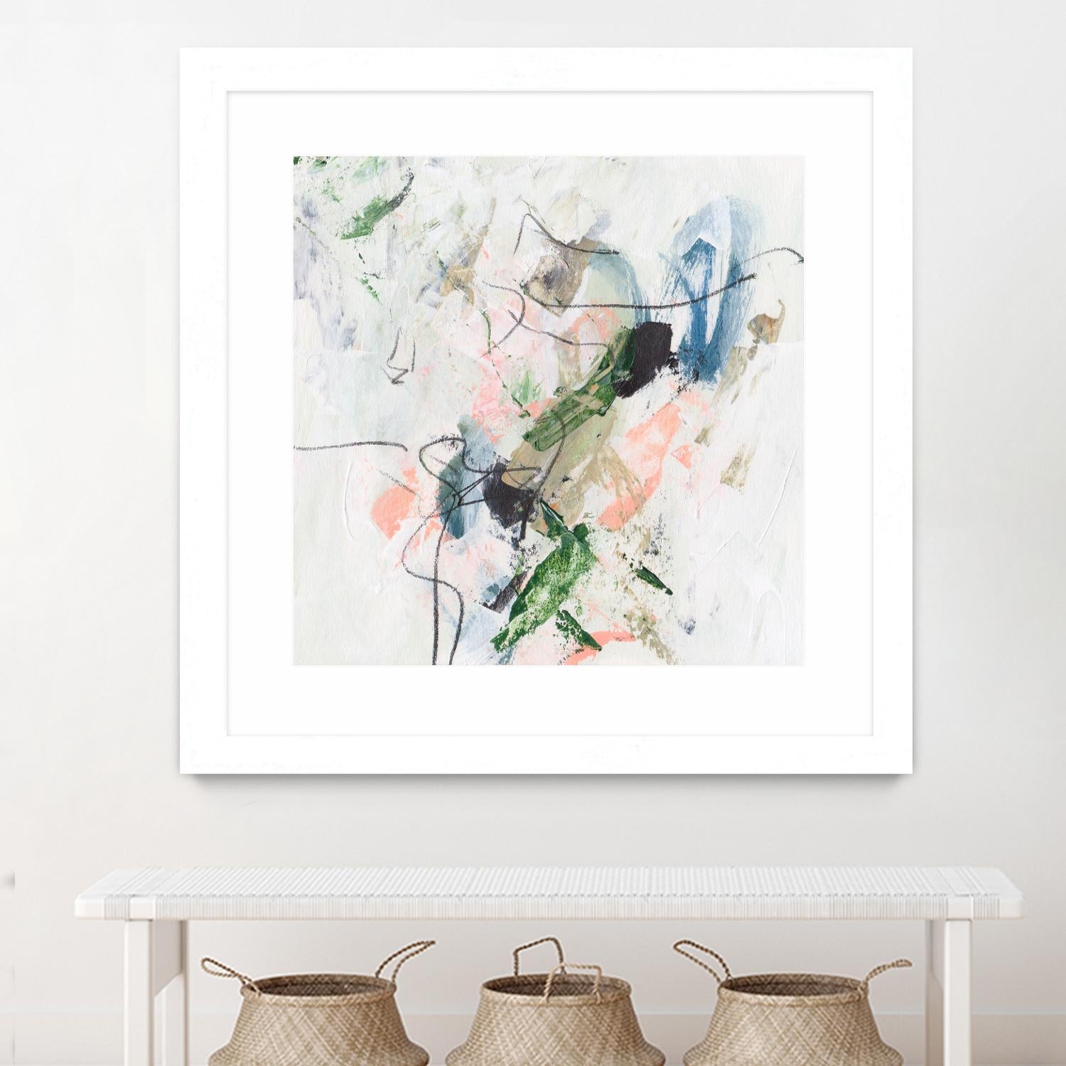 Approaching Spring II by Melissa Wang on GIANT ART - pink abstract abstract