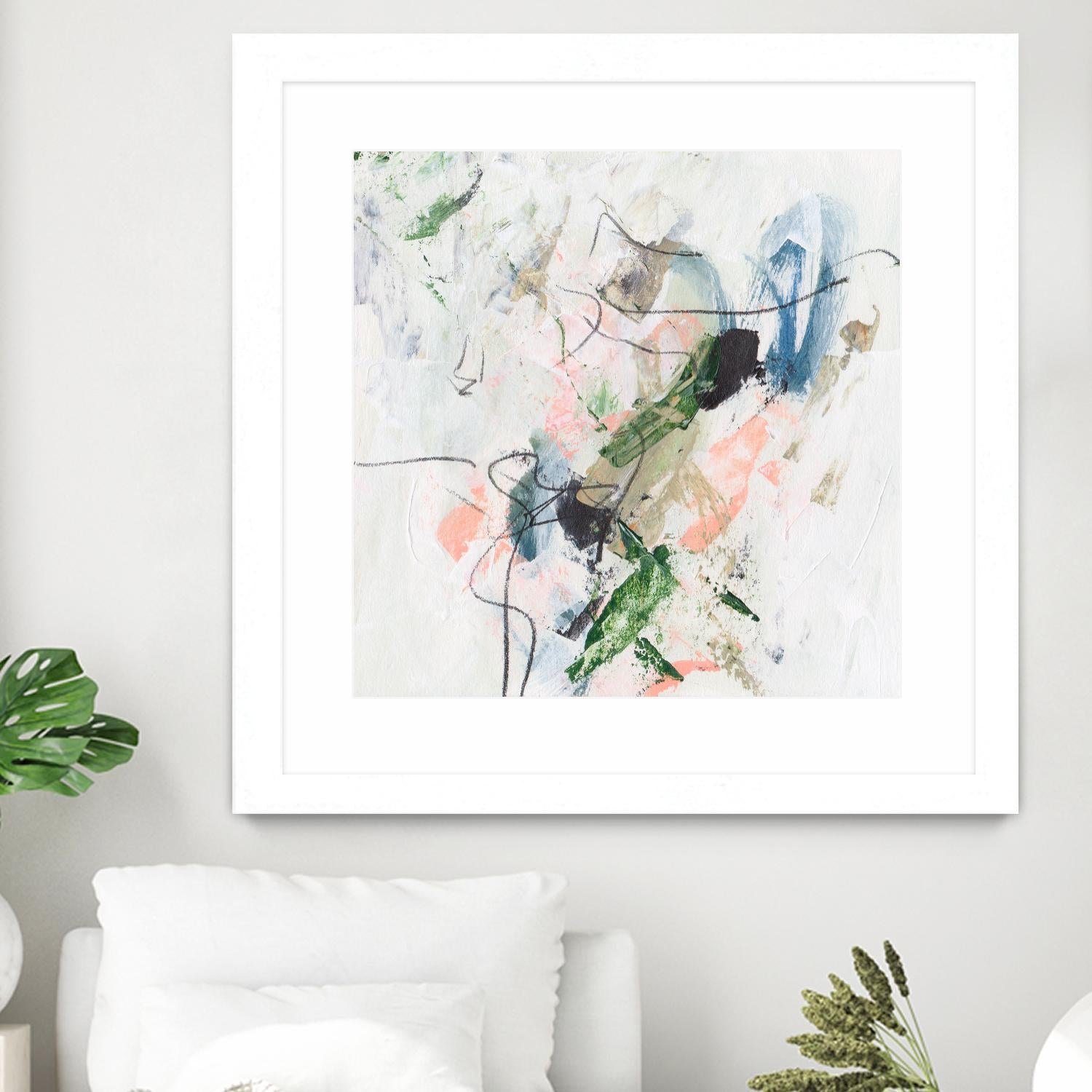 Approaching Spring II by Melissa Wang on GIANT ART - pink abstract abstract