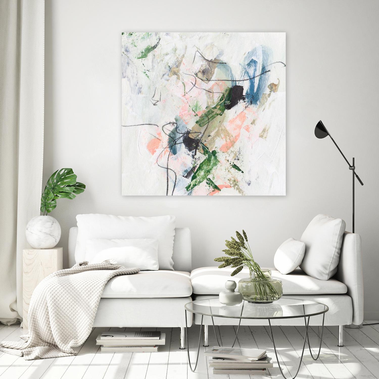 Approaching Spring II by Melissa Wang on GIANT ART - pink abstract abstract