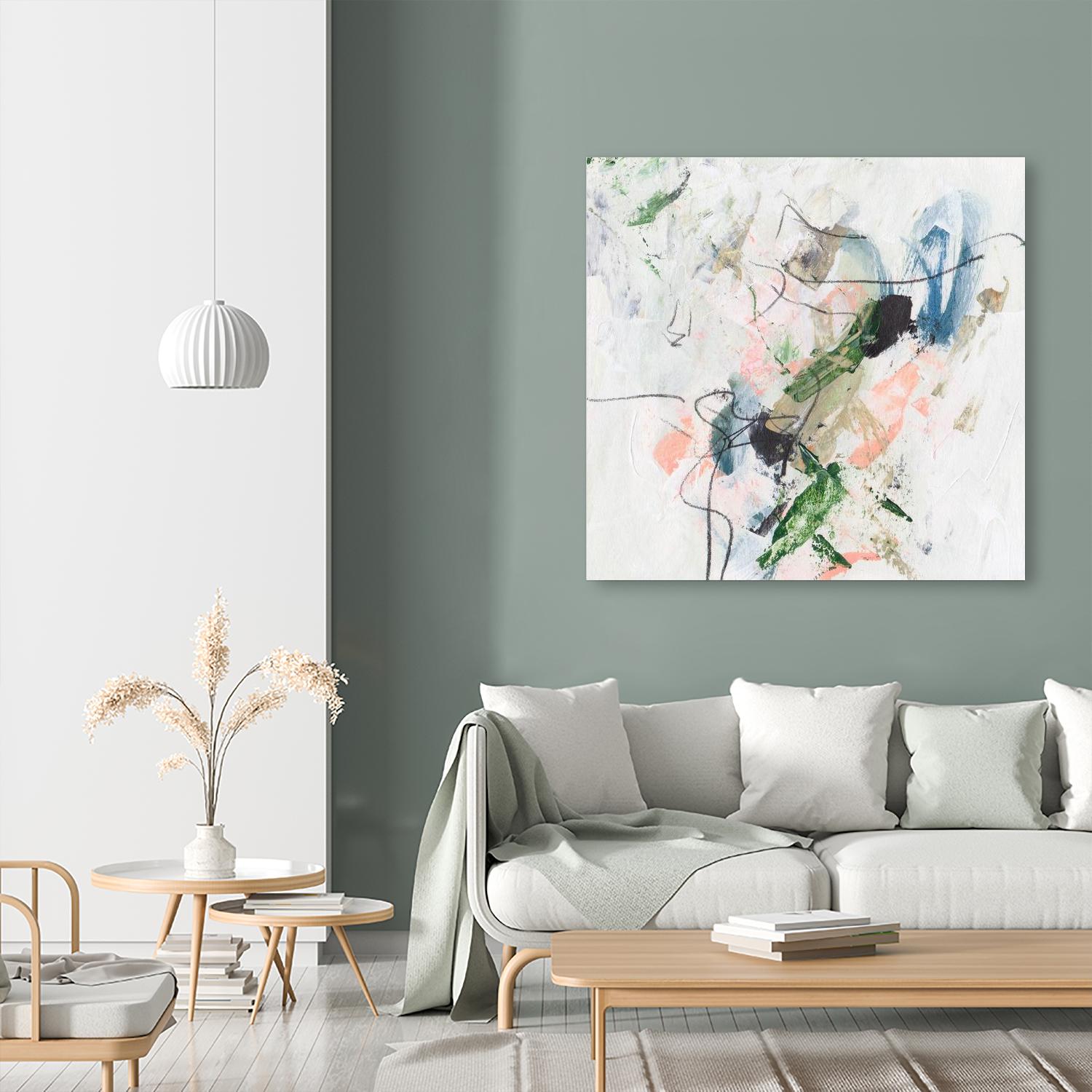 Approaching Spring II by Melissa Wang on GIANT ART - pink abstract abstract