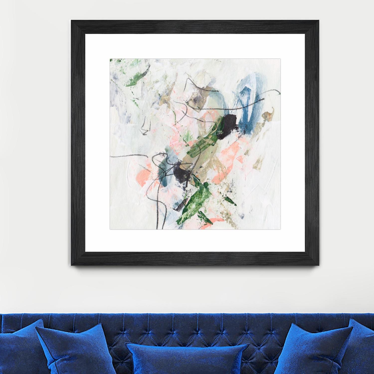 Approaching Spring II by Melissa Wang on GIANT ART - pink abstract abstract