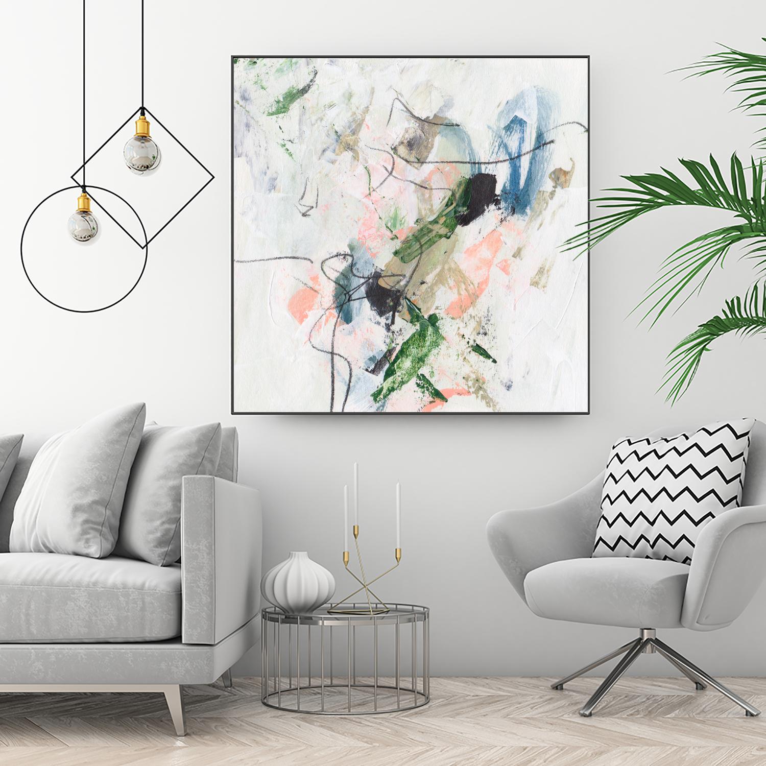 Approaching Spring II by Melissa Wang on GIANT ART - pink abstract abstract