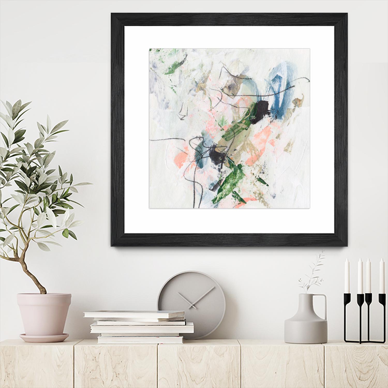 Approaching Spring II by Melissa Wang on GIANT ART - pink abstract abstract